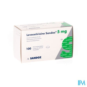 Levocetirizine Sandoz 5mg Comp Enrob.100 X 5mg