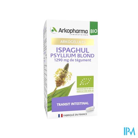 Arkogelules Ispaghul Psyllium Blond Bio Caps 45