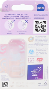 Mam Perfect Night Fopspeen Silic.pure 0-6m Pink 2