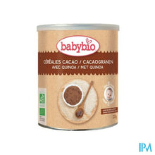 Afbeelding in Gallery-weergave laden, Babybio Cacaogranen Quinoa 8m 220g
