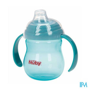 Nuby A/lekbeker Handvaten Aqua 6m+ 270ml