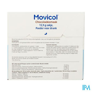 Movicol Chocolade Smaak Zakjes 20 X 13,7g