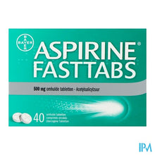 Afbeelding in Gallery-weergave laden, Aspirine Fasttabs 500mg Filmomh Tabl 40
