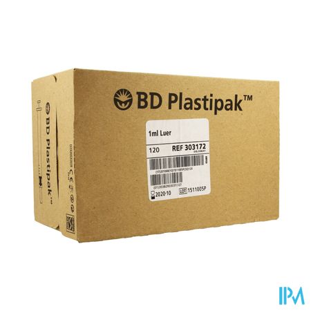 Bd Plastipak Seringue Luer Tubercul. 1ml 1 303172