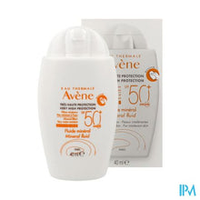 Afbeelding in Gallery-weergave laden, Avene Zon Spf50+ Minerale Fluide 40ml
