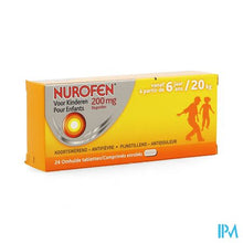 Afbeelding in Gallery-weergave laden, Nurofen Kind 200mg Filmomh Tabl 24 Verv.2475739
