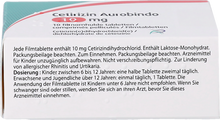 Afbeelding in Gallery-weergave laden, Cetirizin Aurobindo 10mg Filmomh Tabl 10
