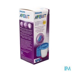 Philips Avent Via Natural Set Bewaarbeker 180ml SCF619/05