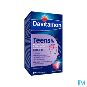 Davitamon Teens Aardbei Comp 60