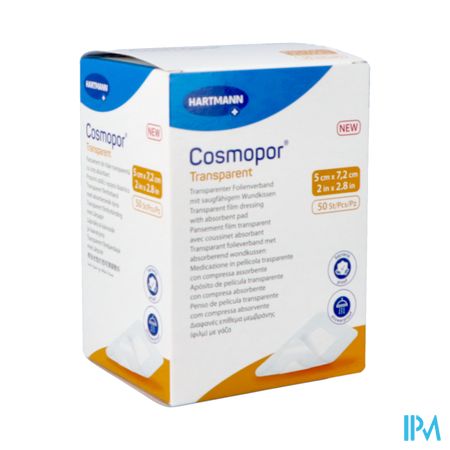 Cosmopor Transparent 5x7,2cm 50