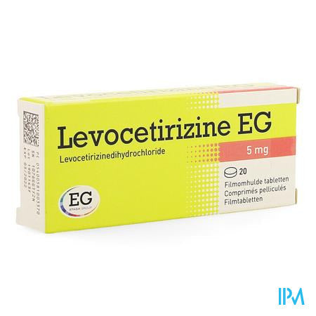 Levocetirizine EG 5 Mg Filmomh Tabl 20