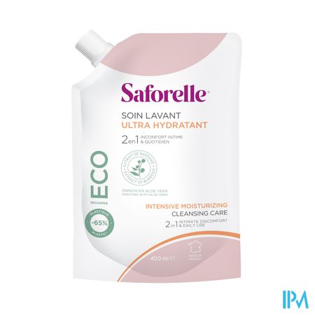 Saforelle ULTRA HYDRATERENDE WASVERZORGING ECO Navul.400ml