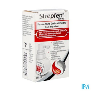 Strepfen 8,75mg Spray Oromucosaal Opl 15ml