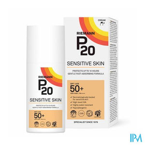 P20 Zonnecreme Sensitive Skin Spf50+ 200ml