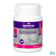 Afbeelding in Gallery-weergave laden, Mannavital Nattokinase Platinium V-caps 90
