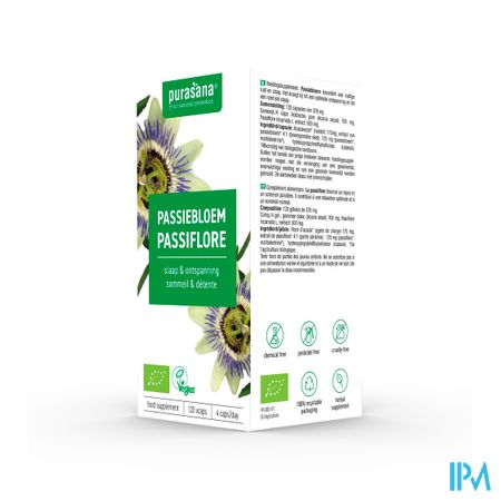 Purasana Vegan Passiebloem V-caps 120