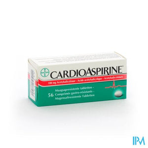 Cardioaspirine Maagsapresist. Tabl 56 X 100mg