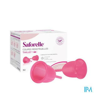 Saforelle Cup Protect Menstruatie Cups T1 Nieuw