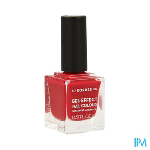 Korres Km Gel Effect Nail 51 Rosy Red 11ml