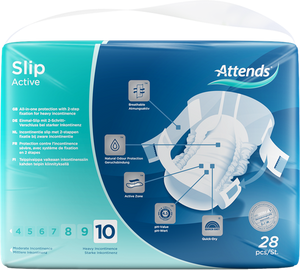 Attends Slip Active 10 Large 1x28