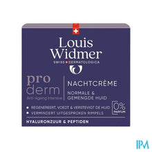 Afbeelding in Gallery-weergave laden, Widmer Proderm Nachtcreme Zonder Parfum 50ml
