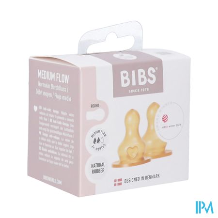 Bibs Zuigfles Spenen Latex Duopack M