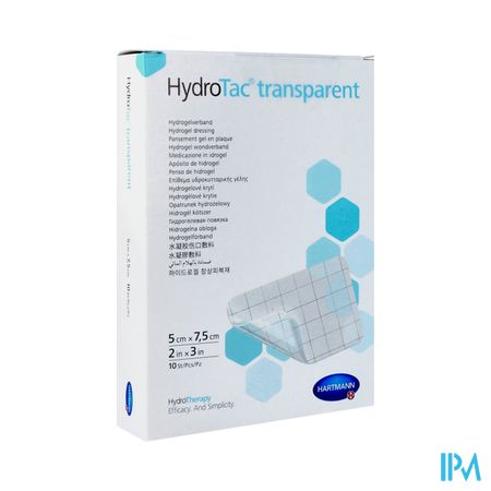 Hydrotac Transparent 5,0x7,5cm 10 6859050 Hartmann