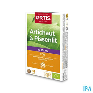 Ortis Artisjok-paardebloem Bio Tabl 2x18