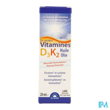 Load image into Gallery viewer, Vitamine D3 K2 Fl 20ml
