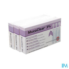 Load image into Gallery viewer, Mucoclear 3% Nacl Amp 60x4ml
