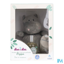 Afbeelding in Gallery-weergave laden, Luc&lea Koffertje Knuffel Nijlpaard + Parfum
