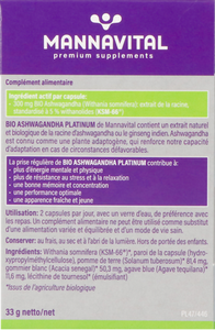 Mannavital Ashwagandha V-caps 60