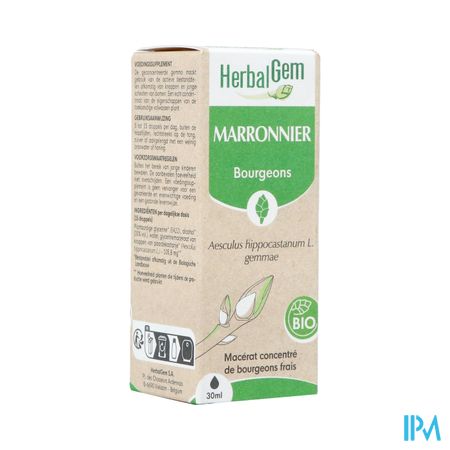 Herbalgem Wilde Kastanje Bio 30ml