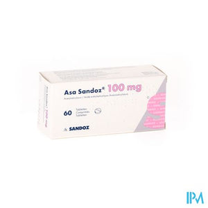 Asa Sandoz 100mg Tabl 60 X 100mg