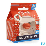 Difrax Fopspeen Natural 0-6m I Love