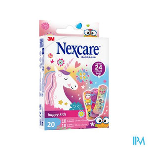 Nexcare Happy Kids Girls 20