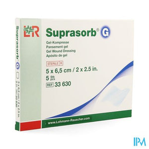 Suprasorb g Kompres New 5x6,5cm 5 33630