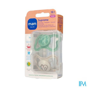 Mam Supreme Fopspeen Silicone Pure 16m+ Uni 2