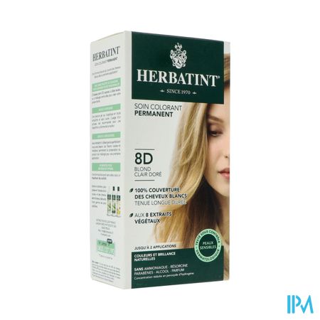 Herbatint Blond Clair Dore 8d 150ml