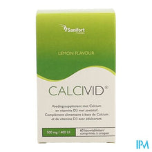 Afbeelding in Gallery-weergave laden, Calcivid 500mg/400ie Lemon Chew 60
