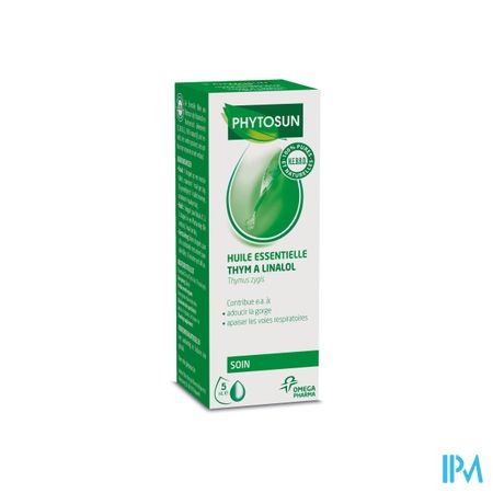 Phytosun Tijm Linalol Ess.olie 5ml