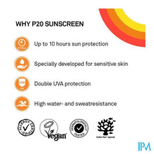 Afbeelding in Gallery-weergave laden, P20 Zonnecreme Sensitive Skin Spf50+ 200ml
