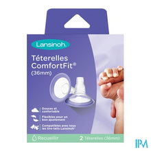 Afbeelding in Gallery-weergave laden, Lansinoh Borstschilden Comfort Fit 2x36mm
