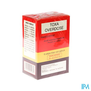 Toxa Overdose Muizenvergif 6 X 25g