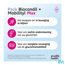 Afbeelding in Gallery-weergave laden, Biocondil+mobilityl Max Pack Tabl 180 Tabl 90 Nf
