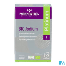Load image into Gallery viewer, Mannavital Jodium Platinum Bio V-caps 90
