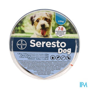 Seresto Dog 1,25g +0,56g Halsband < 8kg