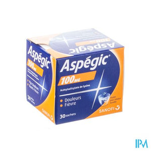 Aspegic 100 Pulv 30x 100mg