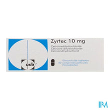 Load image into Gallery viewer, Zyrtec Impexeco Comp Pell 40 X 10mg Pip
