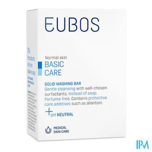 Eubos Compact Wastablet Blauw Z/parf 125g